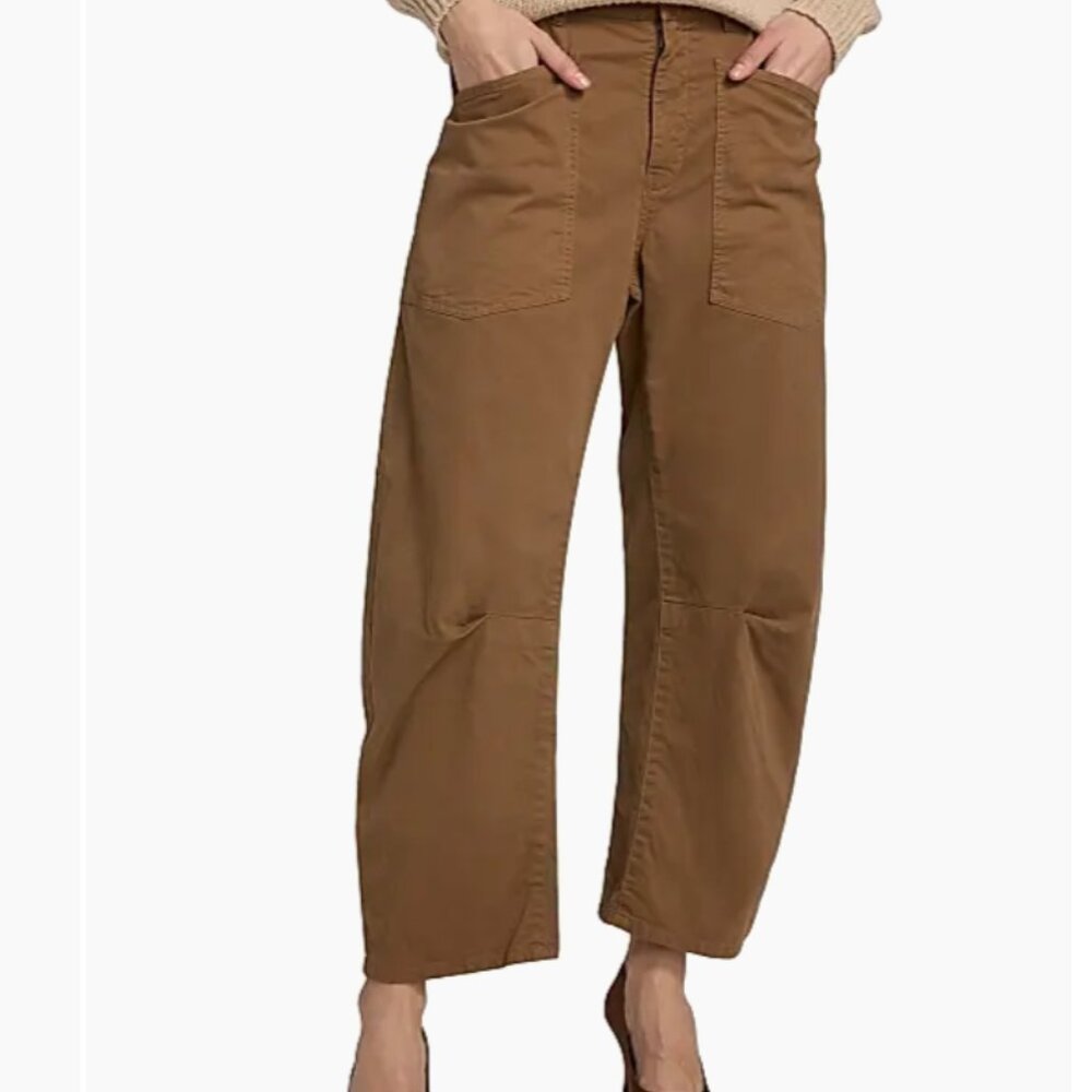 Nili Lotan Shon Pants in Coffee Size 6 - Picture 2 of 13